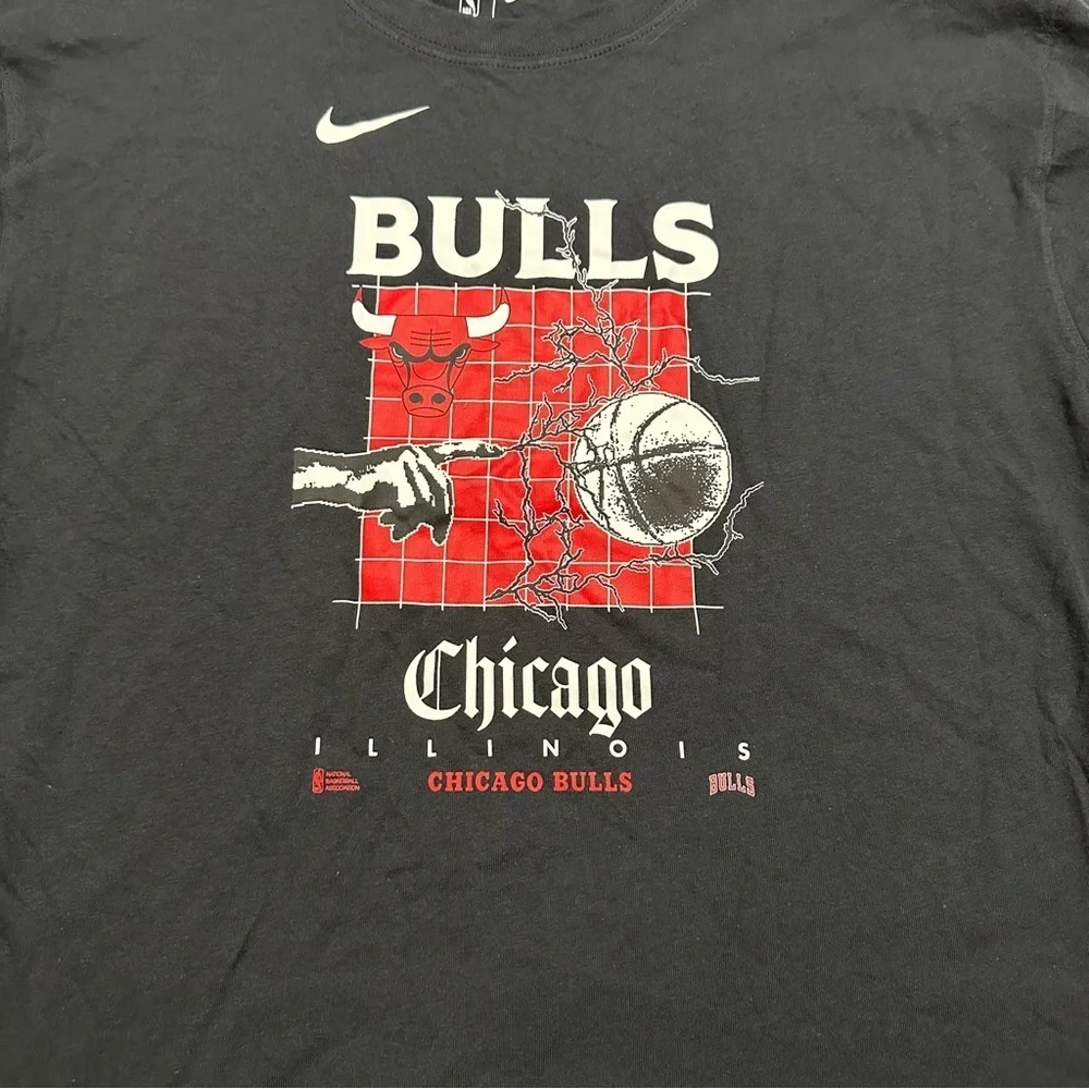 Nike Chicago Bulls Courtside NBA Max90 Short Sleeve Tee Youth Size XL